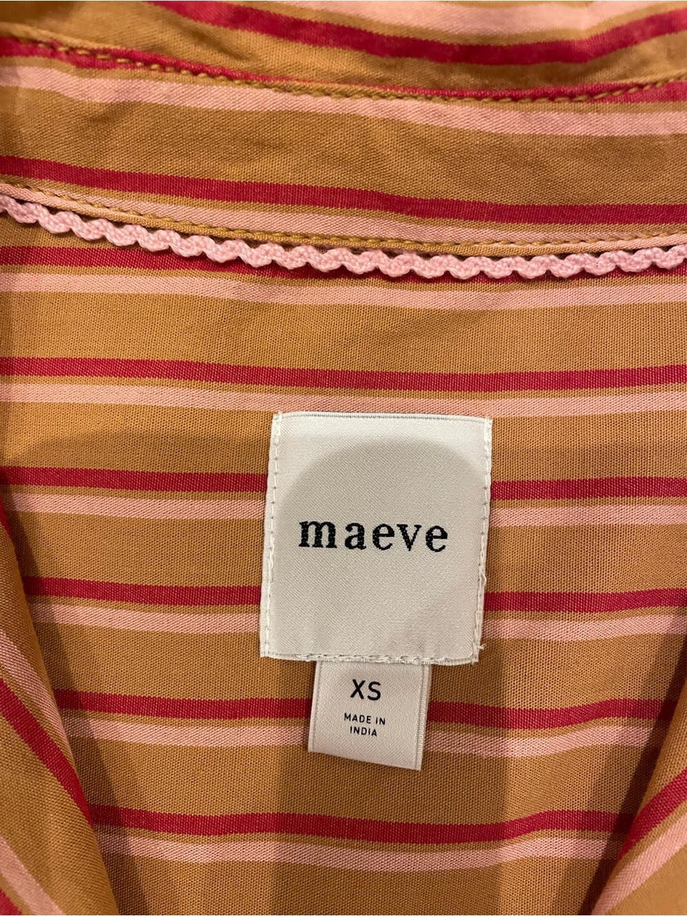 Anthropologie Maeve Striped Button-Down Shirt - Picture 6 of 15
